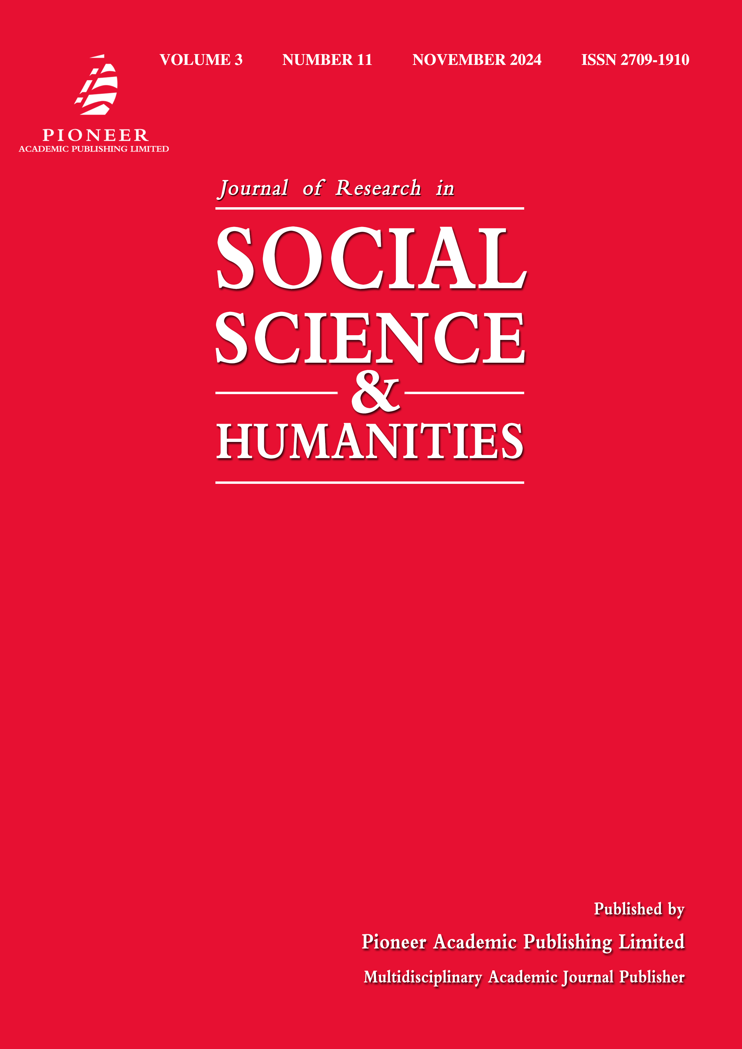 Journal of Research in Social Science and Humanities(JRSSH)